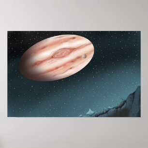 Mysterious night when giant stars are visible. poster