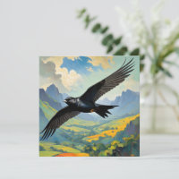 Mysterious Nomad: Colourful Swift Bird Portait 