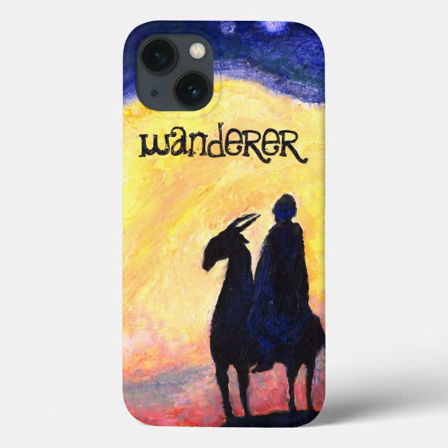 Mysterious Rider Wanderer Customisable Case-Mate iPhone Case (Back)