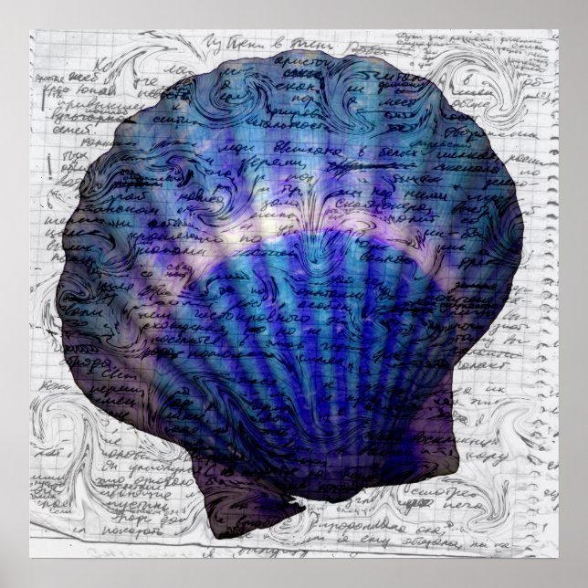 Mysterious Sea Poster Print (Front)