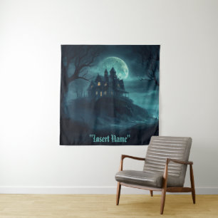 Mysterious Seaside Haunt Tapestry