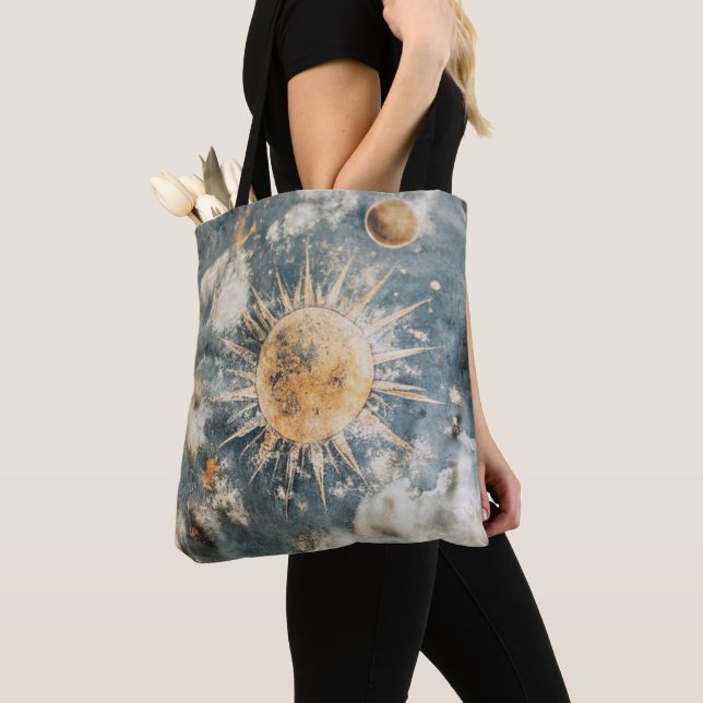 mysterious sky tote bag (Close Up)
