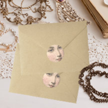 Mysterious Smile of Beautiful French Woman Vintage