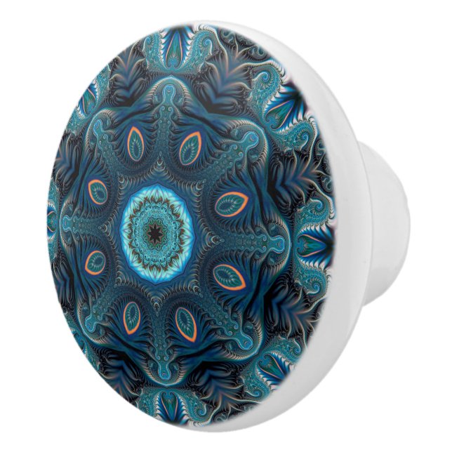 Mysterious Space Mandala Ceramic Knob (Right)
