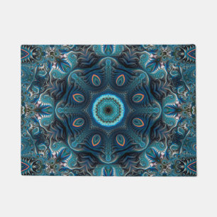 Mysterious space mandala doormat