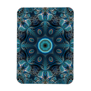 Mysterious space mandala magnet