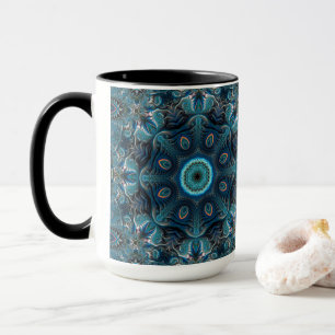 Mysterious space mandala mug