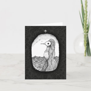 Mysterious Spooky Surrealism Gothic Art Halloween  Card