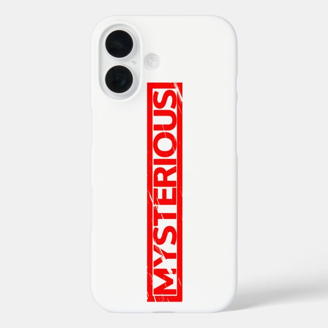 Mysterious Stamp Case-Mate iPhone Case (Back)