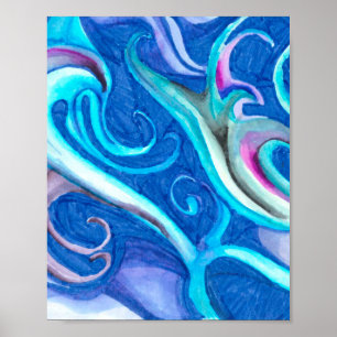 Mysterious Underwater Scene Poster