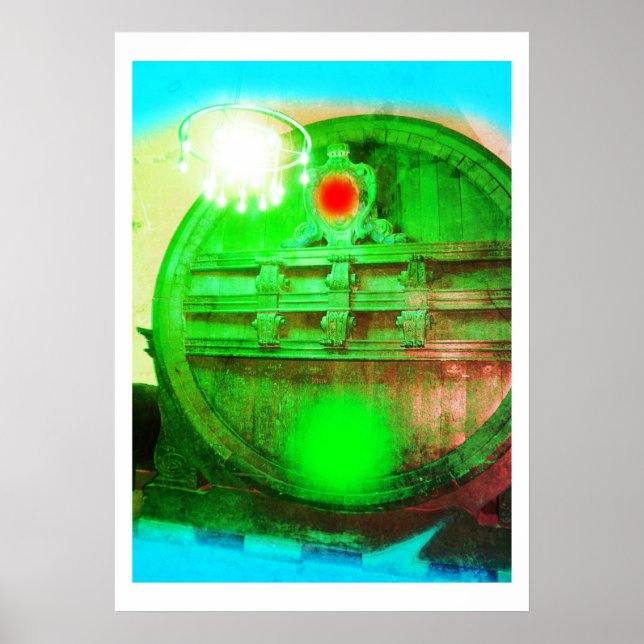 Mysterious vault entrance art poster (Front)