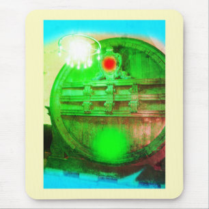 Mysterious vault entrance mouse mat