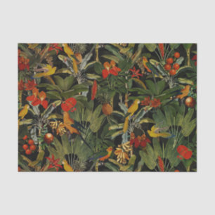 Mysterious Vintage Night Tropical Jungle Tissue Pa Tissue Paper
