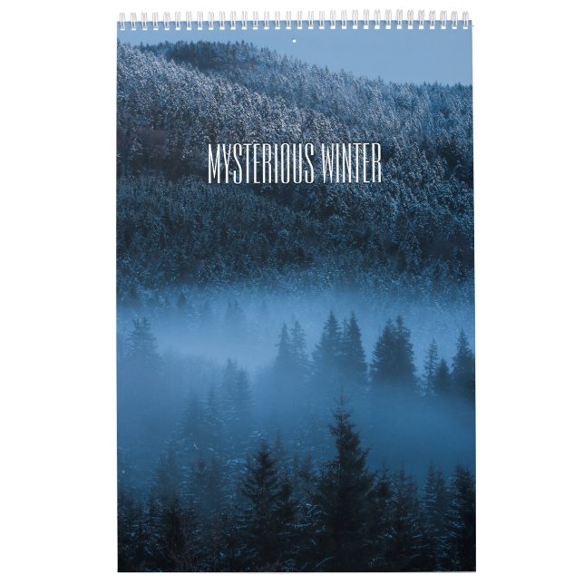 Mysterious winter landscape photo calendar (Cover)