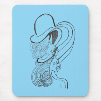 Mysterious Women of Elegance and Sophistication Mouse Mat