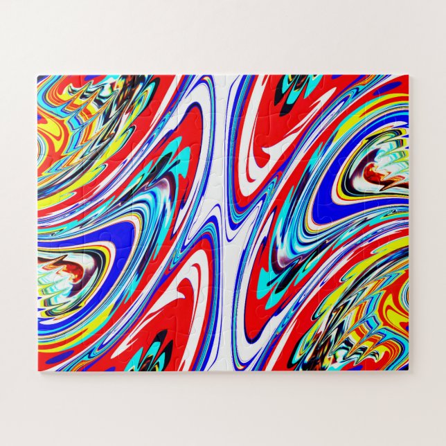 Mystery abstract art jigsaw puzzle (Horizontal)