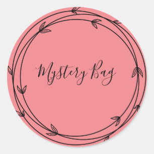 Mystery Bag Surprise Classic Round Sticker