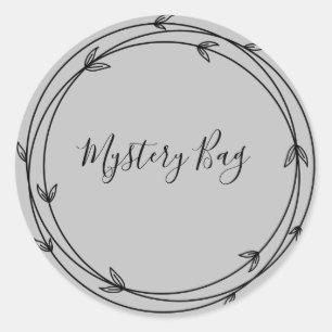 Mystery Bag Surprise Classic Round Sticker