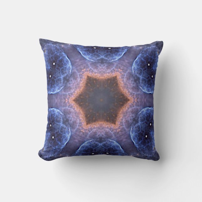 Mystery Blue Catseye Cushion (Front)