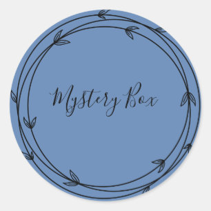 Mystery Box Surprise Classic Round Sticker