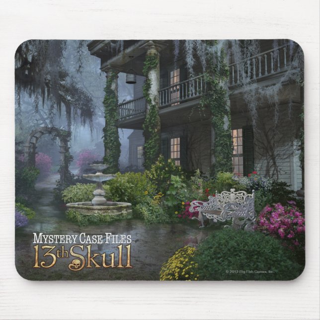 Mystery Case Files: 13th Skull Plantation Mouse Mat (Front)