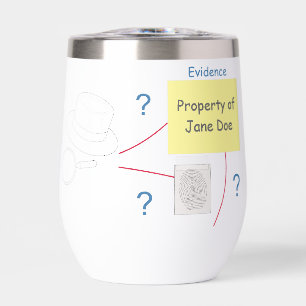 Mystery Crime Solving Evidence Board