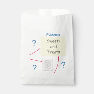 Mystery Crime Solving Evidence Board Favour Bags