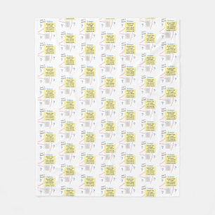 Mystery Crime Solving Evidence Board Fleece Blanket