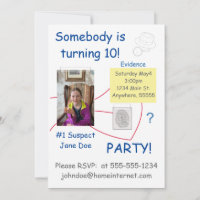 Mystery Crime Solving Evidence Board