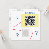 Mystery Crime Solving Evidence Board