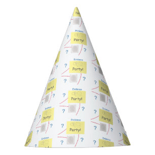 Mystery Crime Solving Evidence Board Party Hat