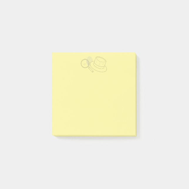 Mystery Crime Solving Evidence Board Post-it Notes (Front)