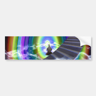 Mystery Figure at the Inter-Dimensional Stargate Bumper Sticker