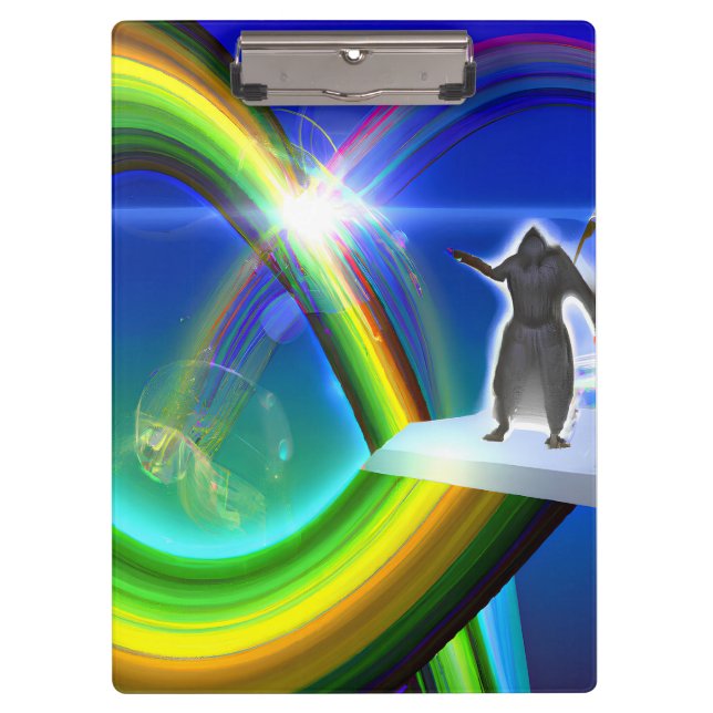 Mystery Figure at the Inter-Dimensional Stargate Clipboard (Front)