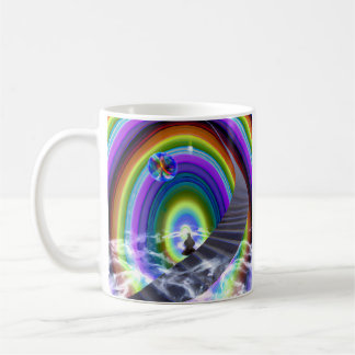 Mystery Figure at the Inter-Dimensional Stargate Coffee Mug