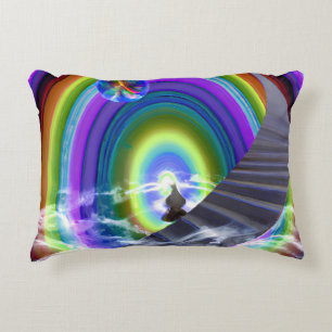 Mystery Figure at the Inter-Dimensional Stargate Decorative Cushion