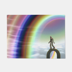 Mystery Figure at the Inter-Dimensional Stargate Doormat