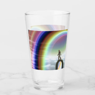 Mystery Figure at the Inter-Dimensional Stargate Glass