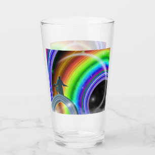 Mystery Figure at the Inter-Dimensional Stargate Glass