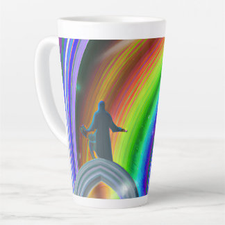Mystery Figure at the Inter-Dimensional Stargate Latte Mug