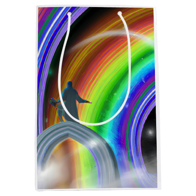 Mystery Figure at the Inter-Dimensional Stargate Medium Gift Bag (Front)