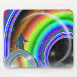 Mystery Figure at the Inter-Dimensional Stargate Mouse Mat