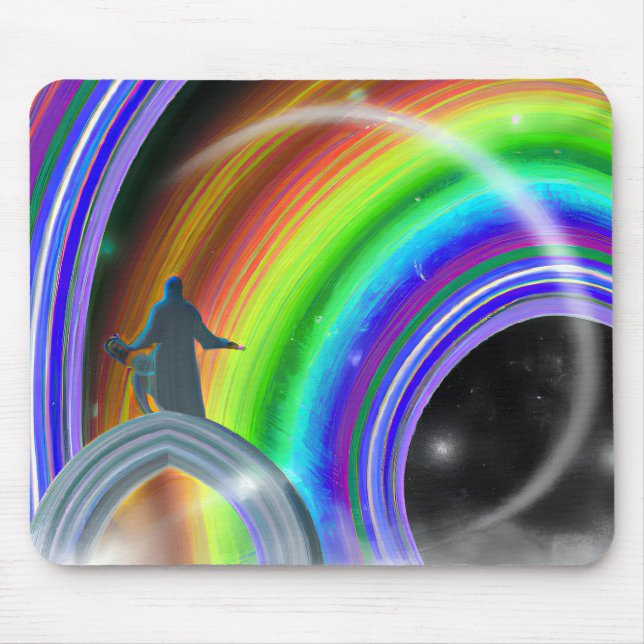 Mystery Figure at the Inter-Dimensional Stargate Mouse Mat (Front)