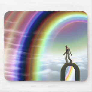 Mystery Figure at the Inter-Dimensional Stargate Mouse Mat