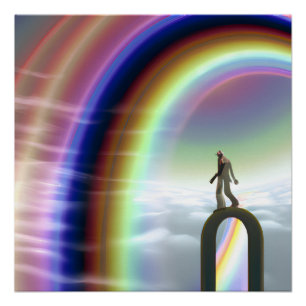 Mystery Figure at the Inter-Dimensional Stargate Poster