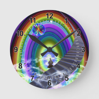 Mystery Figure at the Inter-Dimensional Stargate Round Clock