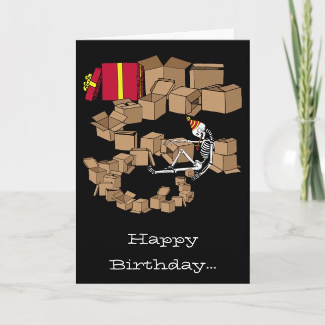 Mystery Gift Birthday card (Front)