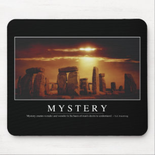 Mystery: Inspirational Quote Mouse Mat