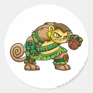 Mystery Island Team Captain 2 Classic Round Sticker