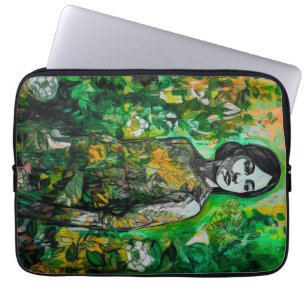 Mystery Lady  Laptop Sleeve